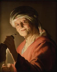 Eine alte Frau