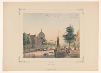 Ansicht der Oude Vest in Leiden