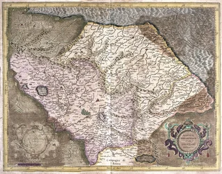 Ancona und Spoleto, Italien (Stich)
