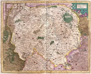 Bayerische Region und der Fluss Donau, Deutschland