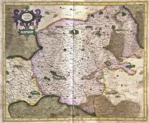 Bourges (Tal der Loire), Frankreich (Stich)