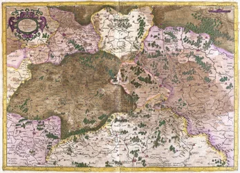 Deutschland, Tschechoslowakei und Polen (Stich)