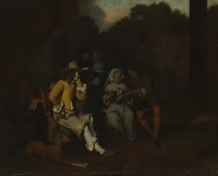 Eine musikalische Gesellschaft, frühe 1650er