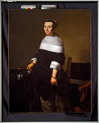 Porträt seiner Frau