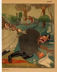 La Baionnette, Satirisch in Farben