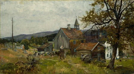 Bauernhof, Vik bei Stange
