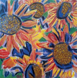 Warme Sonnenblume, 2024