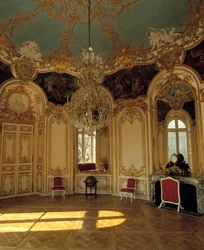 Innere Architektur: Wohnung der Prinzessin von Soubise, realisiert von Architekt Germain Boffrand in Paris