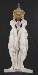 Die drei Grazien, Grabdenkmal mit dem Herzen von Henri II, 1559