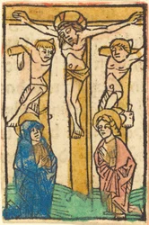Christus am Kreuz zwischen den beiden Dieben