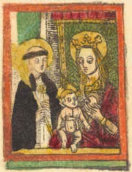 Sankt Bernhard mit der Madonna und dem Kind