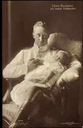 Kronprinz Friedrich Wilhelm mit Tochter, Liersch 7518