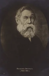 Friedrich Engels (1820-1895), deutscher politischer Theoretiker, Sozialwissenschaftler und Schriftsteller