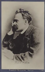 Friedrich Nietzsche (1844-1900), deutscher Philosoph und Schriftsteller