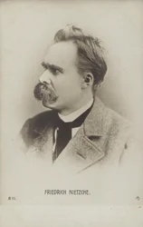 Friedrich Nietzsche (1844-1900), deutscher Philosoph und Schriftsteller
