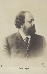 Paul Heyse (1830-1914), deutscher Schriftsteller und Übersetzer