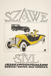 Werbung für Szawe (Szabo & Wechselmann), aus Styl, veröffentlicht 1922