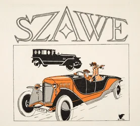 Werbung für Szawe, aus Styl, veröffentlicht 1922