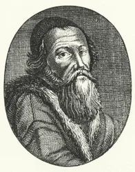Amos Comenius, tschechischer Schriftsteller und Philosoph (Stich)