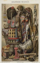 Asiatische kulturelle Artefakte