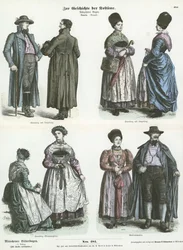 Bayerische Kostüme, 19. Jahrhundert