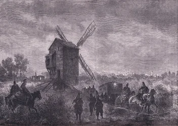 Vor Orleans, Cassells Geschichte des Krieges zwischen Frankreich und Deutschland, veröffentlicht von Cassell and Company Limited, ca. 1890 (Lithografie)