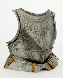 Brustplatte mit moderner Dekoration, ca. 1550