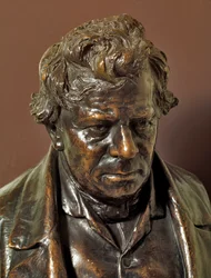 Büste aus Bronze des deutschen Physikers Georg Simon Ohm