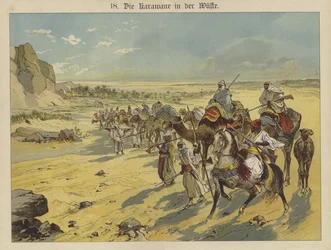 Karawane in der Arabischen Wüste
