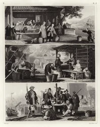 Chinesische Szenen (Gravur)