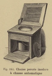 Kommode mit automatischer Spülung