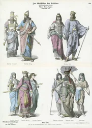 Kostüme der alten Assyrer, Meder und Ägypter