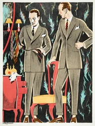 Der Arbiter, Outfits von Fasskessel & Muntmann, aus Styl, veröffentlicht 1922