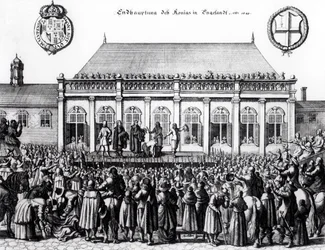 Hinrichtung von Charles I. (1600-49) in Whitehall, 30. Januar 1649