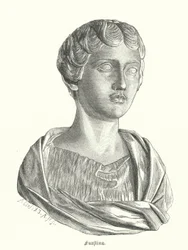 Faustina die Jüngere, Ehefrau des römischen Kaisers Marcus Aurelius