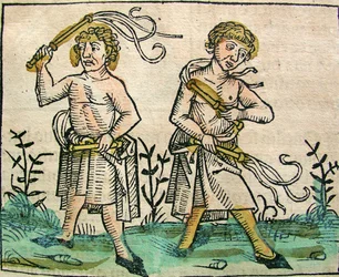 Geißler, veröffentlicht in der Nürnberger Chronik, 1493