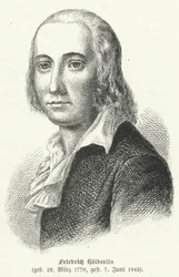 Friedrich Hölderlin, deutscher Dichter und Philosoph