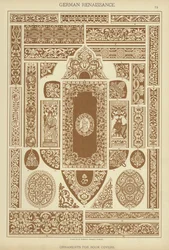 Deutsche Renaissance, Ornamente für Bucheinbände
