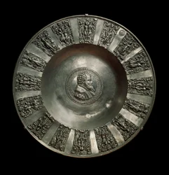 Sächsische Zinnschale um 1560. Paris, Louvre Museum