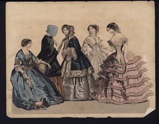 Deutsche Modeplatte, Mitte 19. Jahrhundert