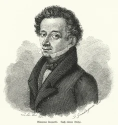 Giacomo Leopardi, italienischer Philosoph, Dichter und Philologe