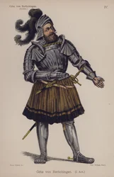 Götz von Berlichingen, Titelcharakter aus dem Stück von Goethe