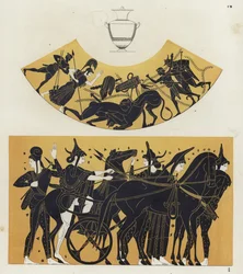 Herkules und der Löwe und Amazonenrüstung