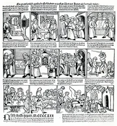 Hostienschändung durch die Juden von Passau im Jahr 1477