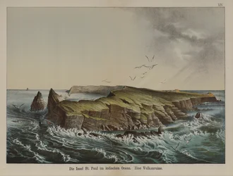 Île Saint-Paul, Vulkaninsel im Indischen Ozean