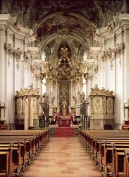 Innenraum, entworfen von Balthasar Neumann (1687-1753) 1734-54