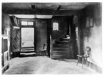 Innenraum des Hauses von Johann Sebastian Bach (1685-1750)