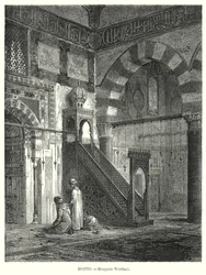 Innenraum der Moschee von Amir Altinbugha al-Maridani, Kairo, Ägypten