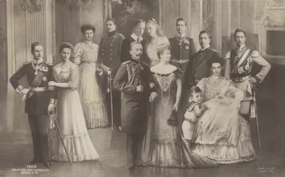 Kaiser Wilhelm II. von Deutschland und seine Familie