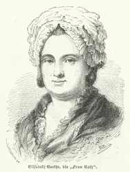 Katharina Elisabeth Goethe, Mutter des deutschen Autors Johann Wolfgang Goethe